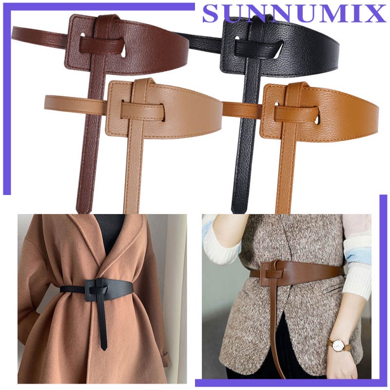 Thắt lưng da bò không khóa thời trang cho nữ