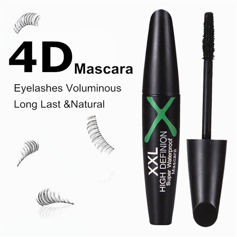 [Hàng mới về] Mascara sợi tơ 4D màu đen chuốt dài lông mi kháng nước lâu trôi