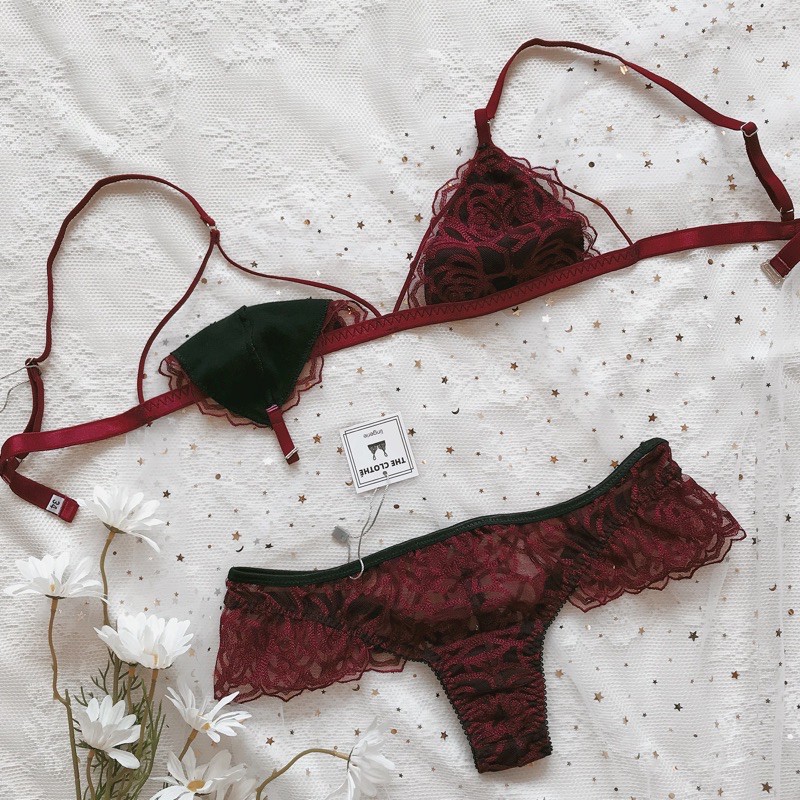 Bralette - Đồ lót thiết kế - Ellen Cánh Tiên Đỏ | BigBuy360 - bigbuy360.vn