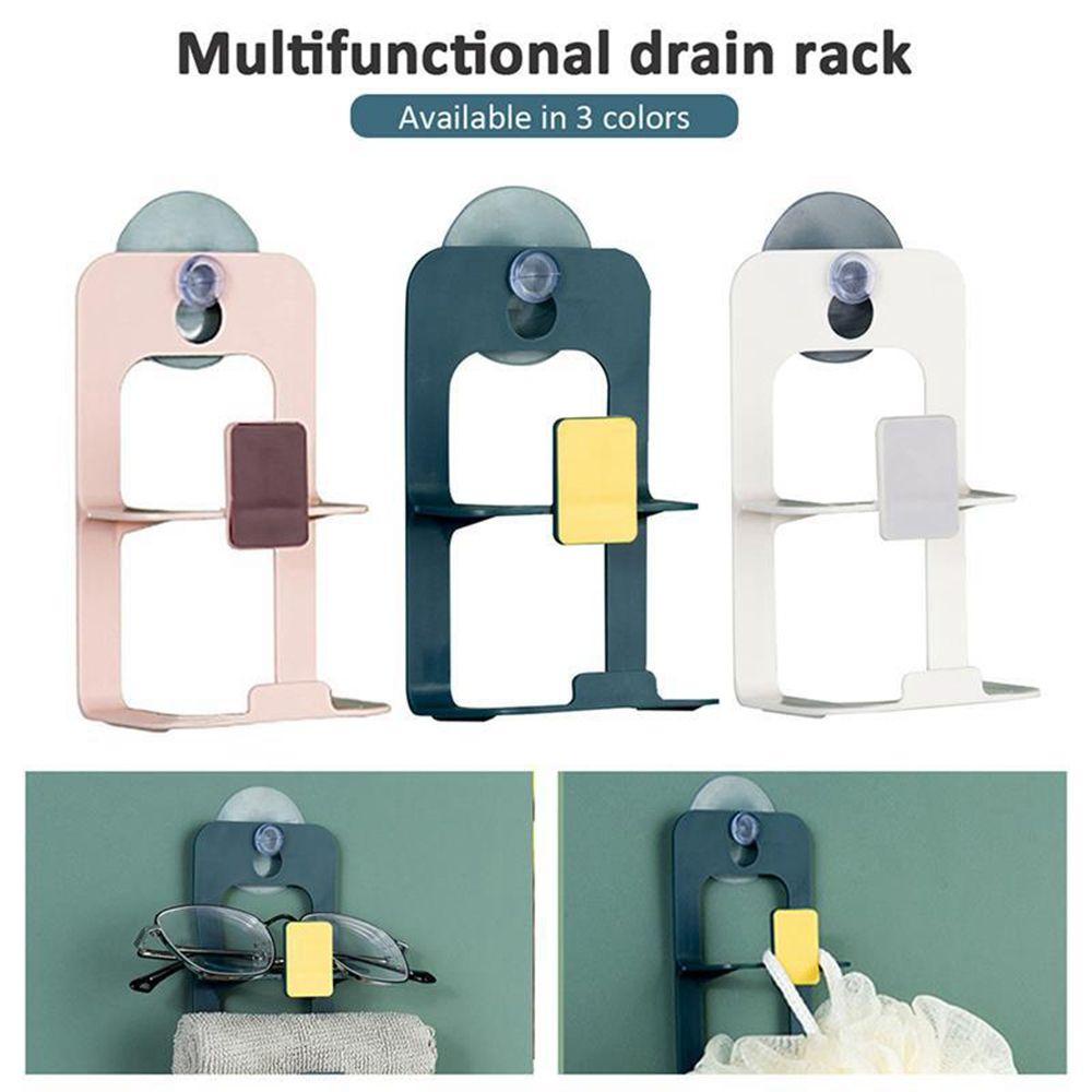 1 Giá Đỡ Phơi Ráo Chén Dĩa Bằng Kim Loại Có Giác Hút Tiện Dụng Cho Nhà Bếp