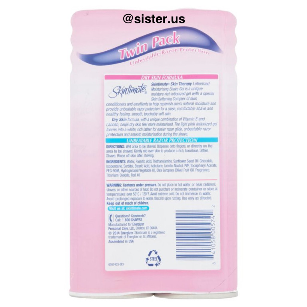 [ Hàng Mỹ Nhập] Kem cạo lông dạng bọt Skintimate | BigBuy360 - bigbuy360.vn