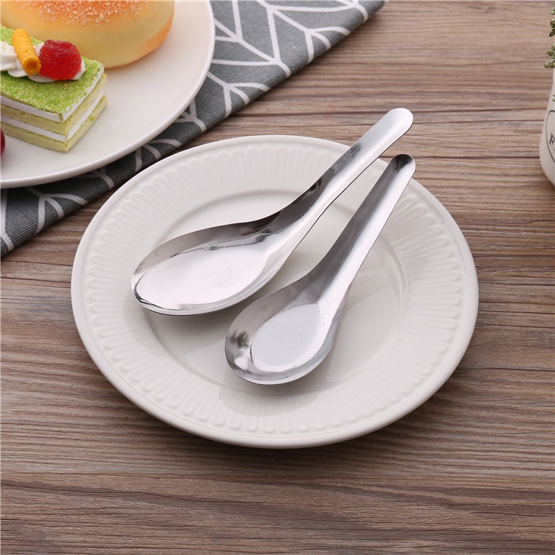 Combo 5 Thìa Ăn Phở Inox 304 Loại Đẹp Bền