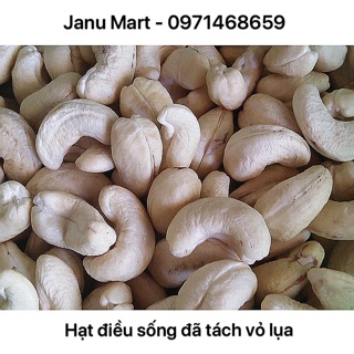 500g HẠT ĐIỀU SỐNG ĐÃ TÁCH VỎ LỤA