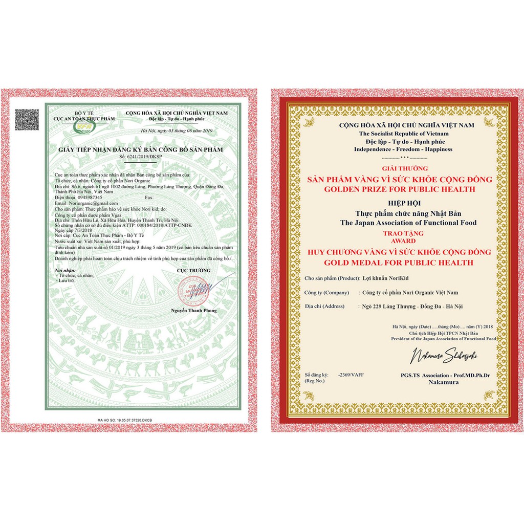 Bào Tử Lợi Khuẩn Norikid