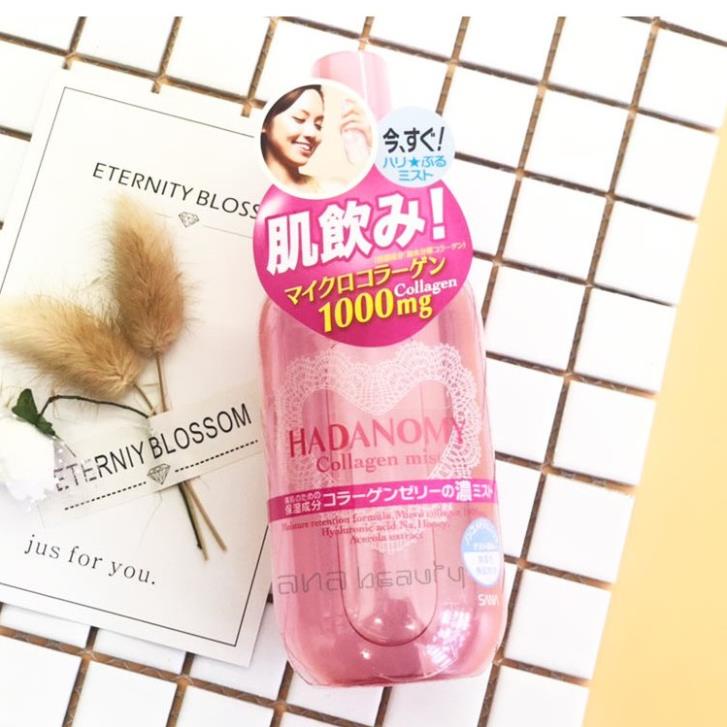 Xịt khoáng Hadanomy Collagen Mist 250ml xịt dưỡng ẩm tăng đàn hồi da hàng Nhật NORI | BigBuy360 - bigbuy360.vn