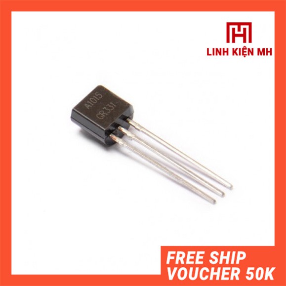 Combo 10 Transistor PNP A1015 0.15A-50V( Chân cắm TO-92)