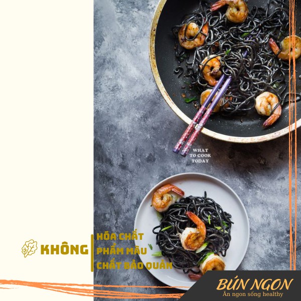 Bún,Bún Gạo Lứt Đen Hoàng Minh Ăn Kiêng Giảm Cân Eatclean Bún Ngon 500g