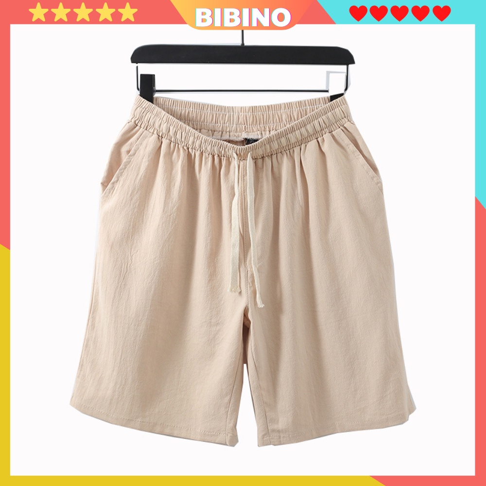 Quần đùi nam thể thao short đũi dày dặn mềm mịn thoáng mát cao cấp form rộng big size đẹp thời trang mặc nhà BIBINO