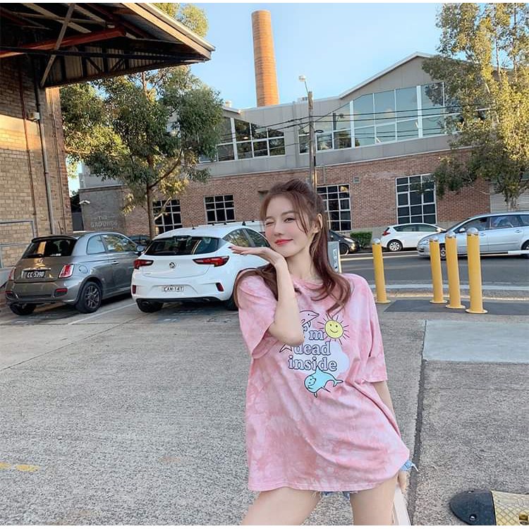 ÁO LOANG CÁ HEO ULZZANG 2 MÀU XANH HỒNG