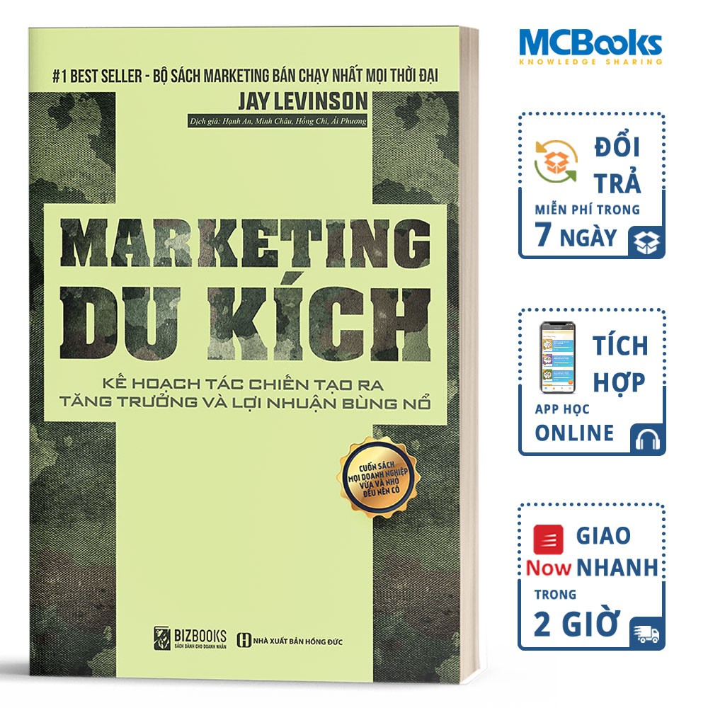 Sách - Marketing Du Kích: Kế Hoạch Tác Chiến Tạo Ra Tăng Trưởng Bùng Nổ Lợi Nhuận - BizBooks