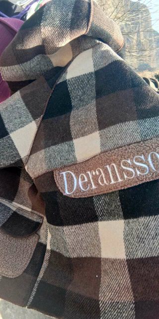 Áo dạ cá tính có mũ lót lông cho bé