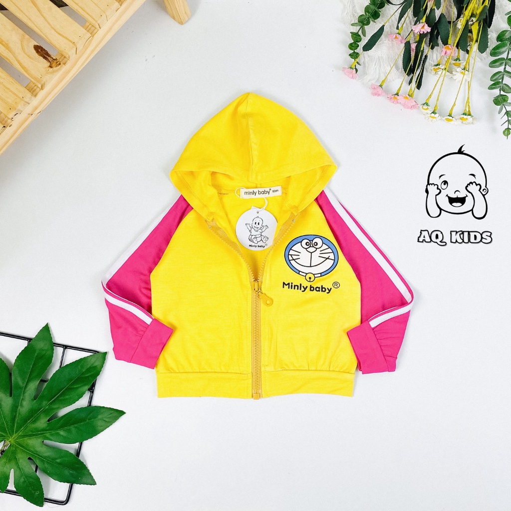 [Bé:7- 27kg] Áo Khoác Thun Lạnh Cho Bé Hàng Chính Hãng Minlybaby - Unibaby Store - AKTR