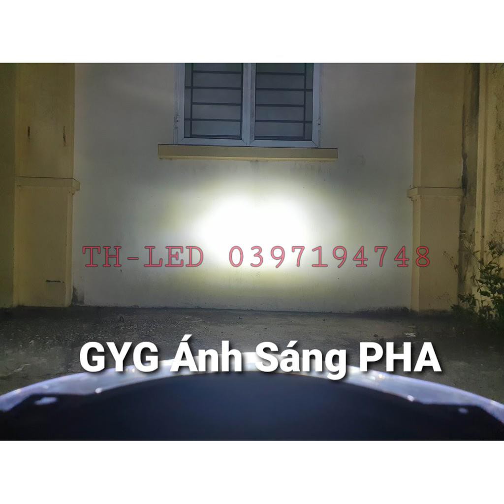 Đèn Pha LED GYG 3 Mặt Dây Tản Nhiệt - Chạy Điện AC Không Bị Giựt. Mẫu Mới 2021