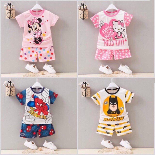 Combo bộ mèo dành cho bé từ 10 đến 17 kh