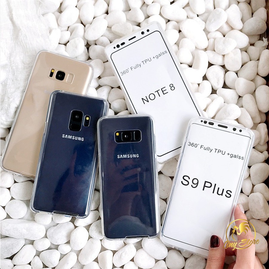 Ốp điện thoại trong suốt cho Samsung Galaxy S8 S8 Plus S9 S9 Plus S10 S10 Plus không ố màu