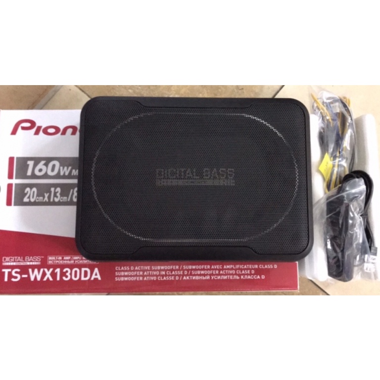 Loa Sub Siêu Trầm PIONEER TS-WX130DA  - Loa Sub Gầm Ghế Công Suất 160W Cực Khoẻ Cho Ô Tô Xe Hơi