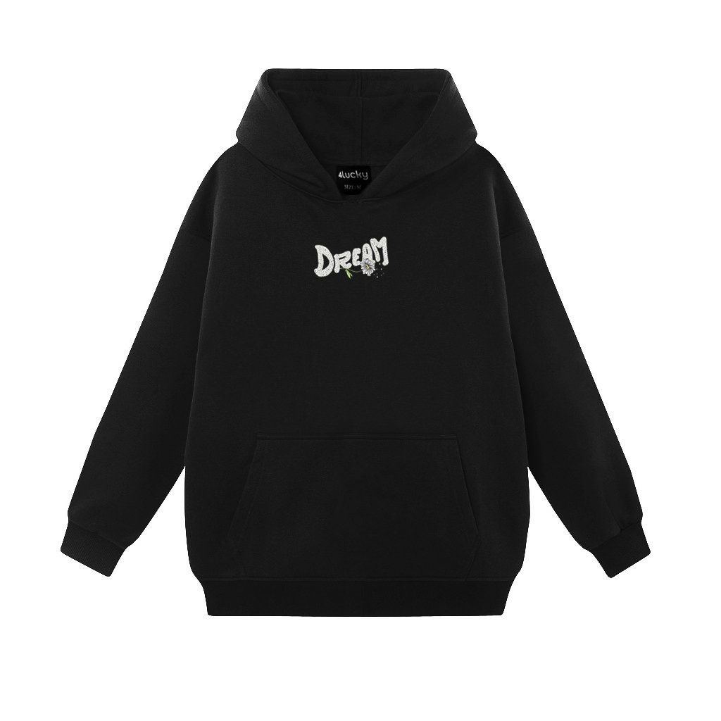 Áo khoác local brand 4lucky 6115"DREAM", hoodie chất nỉ dày dặn ấm áp