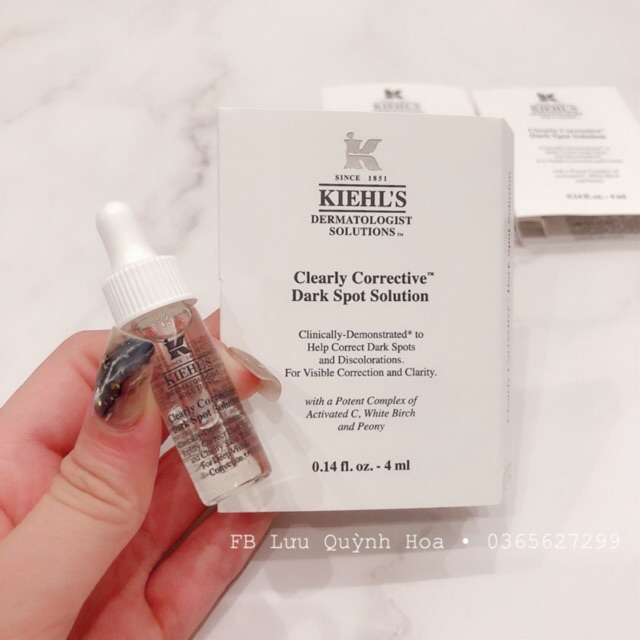 Tinh chất trắng da Clearly Corrective Dark Spot Solution Kiehl's