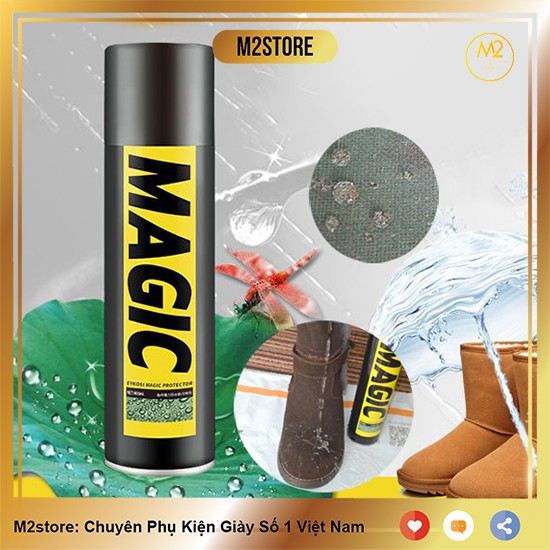 Bình xịt nano chống thấm nước MAGIC 400ml công nghệ mới XIMO SHINE (VSG06)