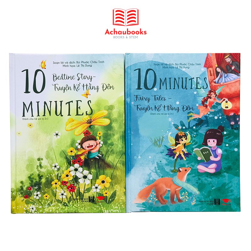 [Mã BMBAU50 giảm 7% đơn 99K] Sách Truyện kể hàng đêm Bedtime Story và Fairy Tales Á Châu Books tặng kèm File nghe