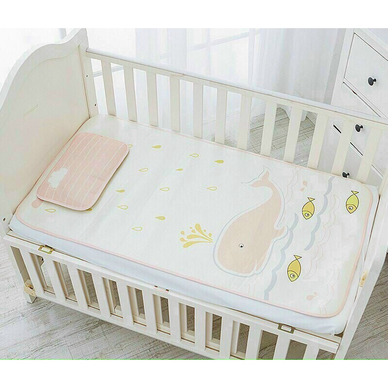 Chiếu Điều Hoà Kèm Gối Muslin Tree Cao Cấp Cho Bé Sơ Sinh Babibu - CĐHM