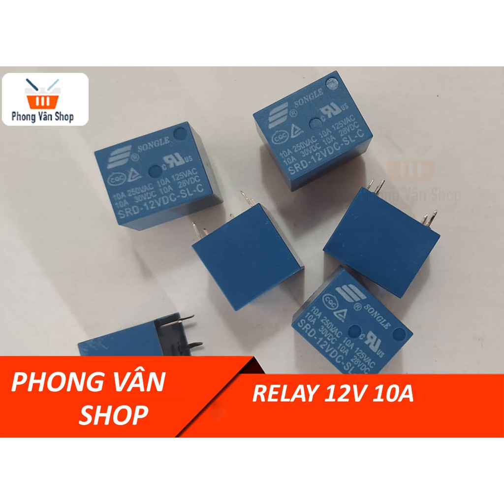 3 RELAY nguồn 12v 10a