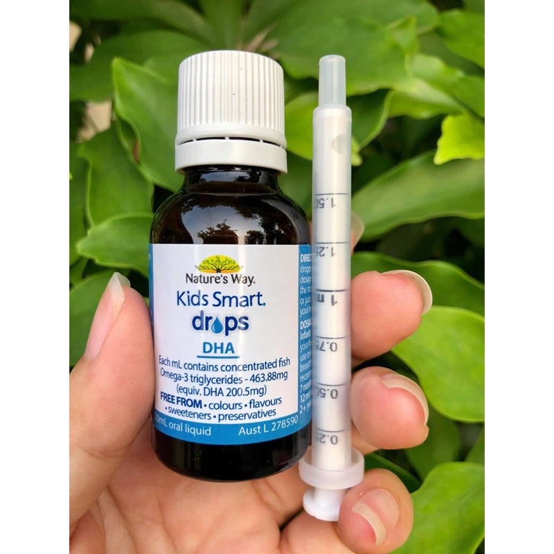 Dha Nature’s Way dạng giọt cho bé hàng nội địa Úc