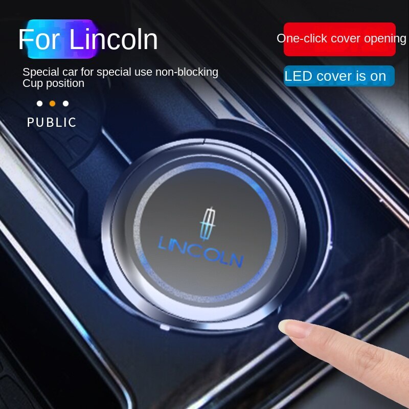 Gạt Tàn Thuốc Bằng Gốm Sứ Chịu Nhiệt Cao Kèm Vỏ Đèn LED Đa Năng Cho Xe Hơi Lincoln