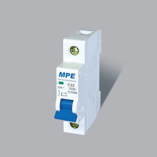 Aptomat 6ka cb tép 1 cực mpe - cầu dao an toàn - 6a/10a/16a/20a/25a/32a/40a/50a/63a