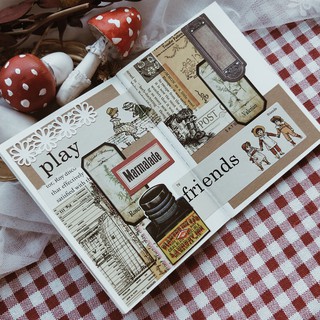 Sticker junk journal cổ điển Tim Holtz