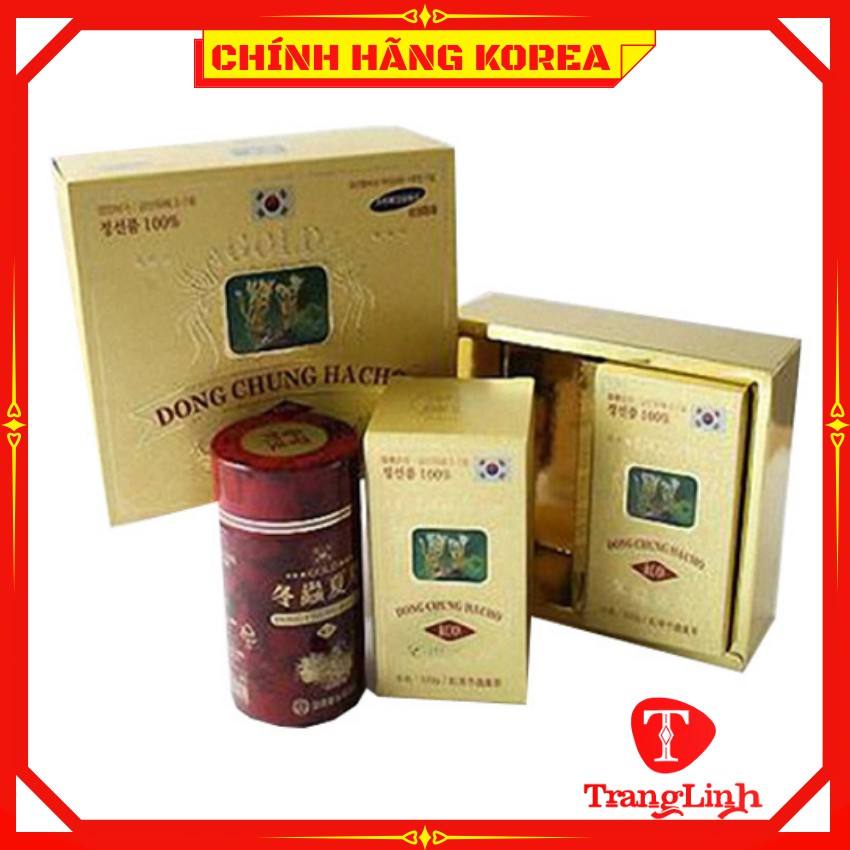Viên đông trùng hạ thảo hàn quốc Kimsan chính hãng, hộp 2 lọ - tranglinhkorea