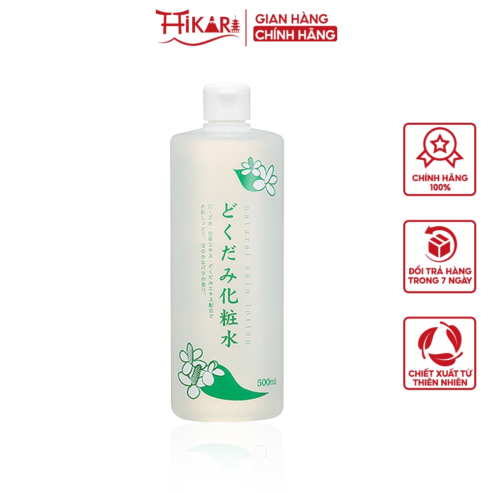 Nước hoa hồng diếp cá Chinoshio Dokudami Natural Skin Lotion 500ml