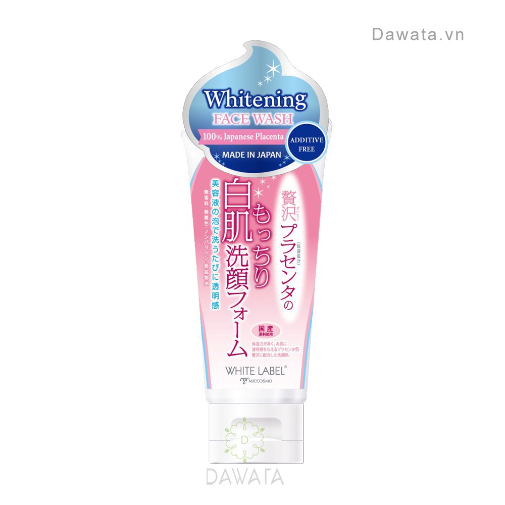 [Chính hãng][Sẵn hàng] Sữa rửa mặt làm trắng da giàu dưỡng chất WHITE LABEL50gr Whitening face wash White Label Miccosmo | BigBuy360 - bigbuy360.vn