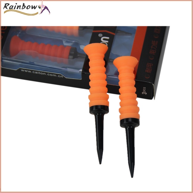Bộ 3 Tee Cao Su Mini 83 * 47mm Nhiều Kích Thước Hỗn Hợp Để Luyện Tập Đánh Golf