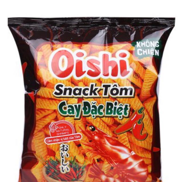Snack Tôm Cay Đặc Biệt Oishi Size Lớn 80gr