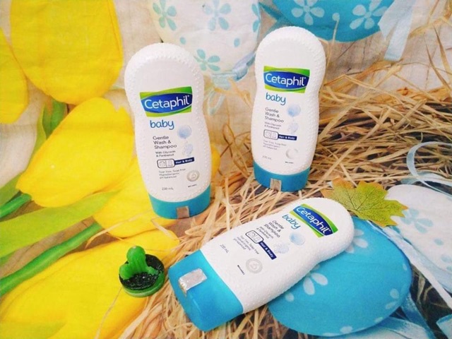 Sữa tắm gội Cetaphil cho bé - Cetaphil Baby Wash &amp; Shampoo 230ml và 400ml Hàng chính hãng cho bé sơ sinh