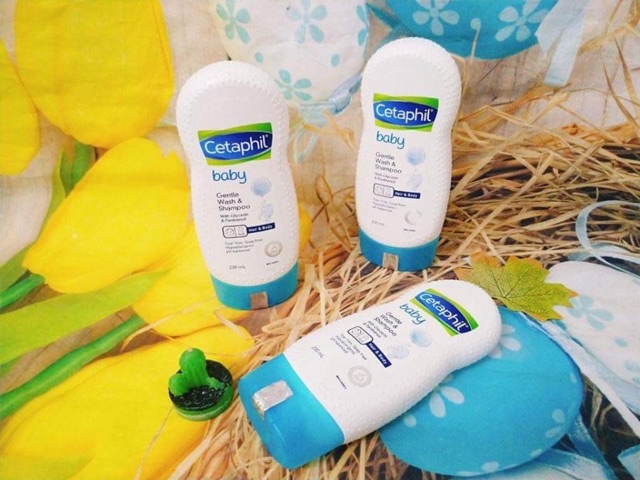 Sữa tắm gội Cetaphil cho bé - Cetaphil Baby Wash & Shampoo 230ml và 400ml Hàng chính hãng cho bé sơ sinh