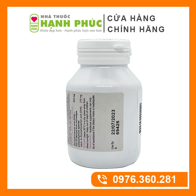 DHA Bầu Bio Island For Pregnacy 60 Viên Hàng Úc - Bổ Sung DHA Cho Bà Bầu Từ Úc