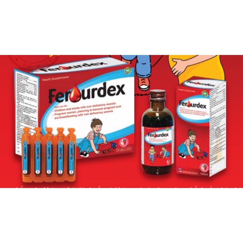 Ferourdex- bổ sung sắt cho người thiếu máu