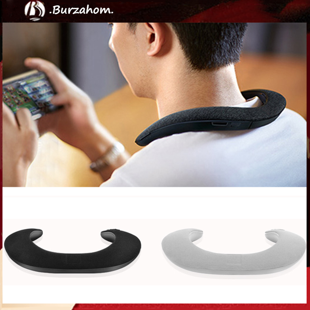 Loa Bluetooth Không Dây Đeo Cổ Hình Chữ U Nhỏ Gọn Tiện Dụng