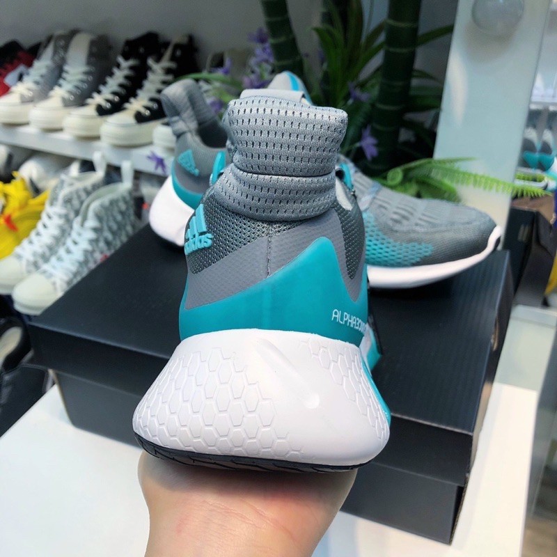 Giày thể thao sneaker alpha bounce 2020 xanh xám