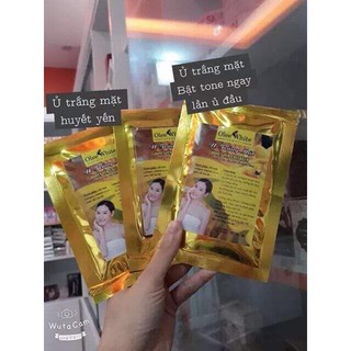 Mặt nạ Ủ trắng mặt huyết yến collagen
