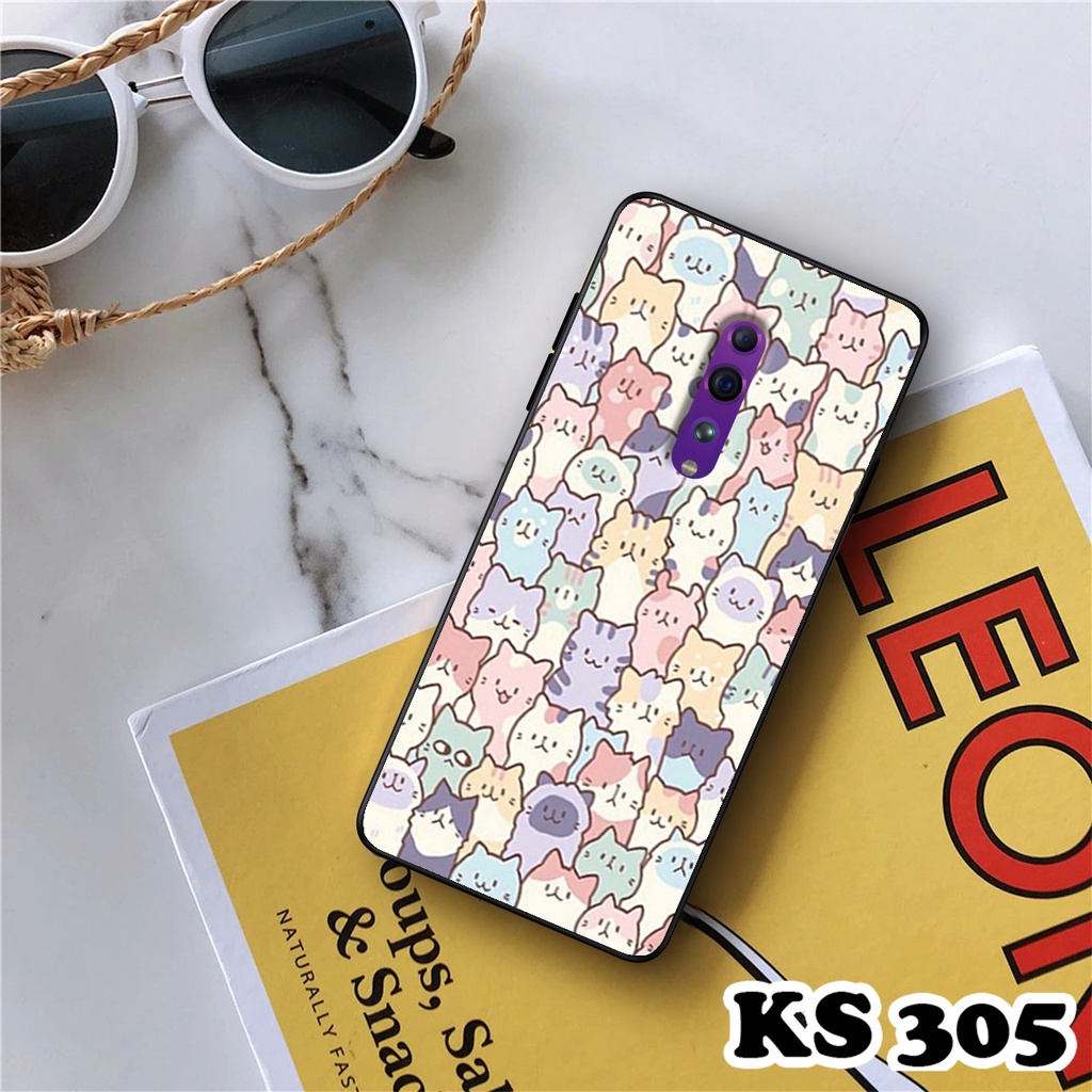 Ốp lưng Oppo Reno Z - Oppo Reno - Ốp in hình LoveCat - Chất liệu TPU siêu bền