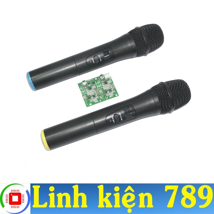 Micro không dây UHF màu đen,màu vàng