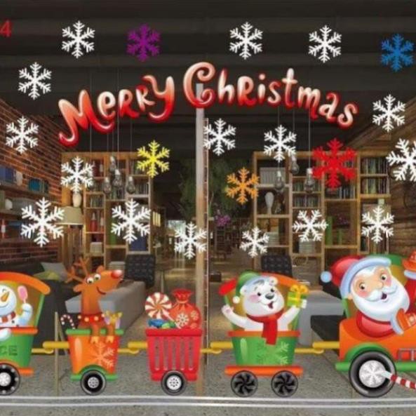Tấm dán noel trang trí