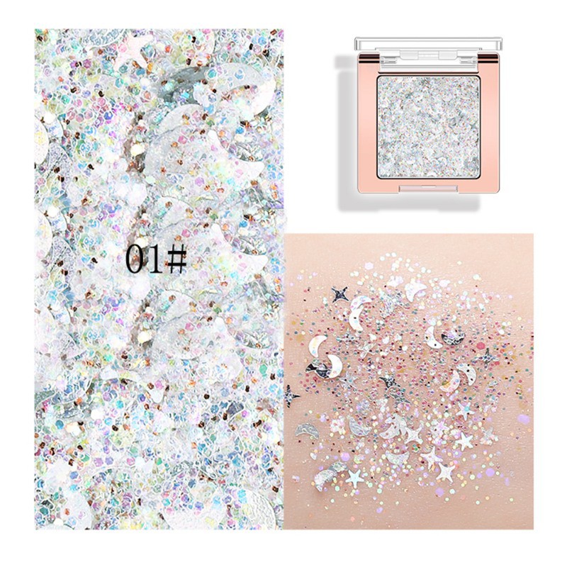 [Hàng mới về] Phấn mắt tông màu sáng lấp lánh cao trang điểm lâu trôi