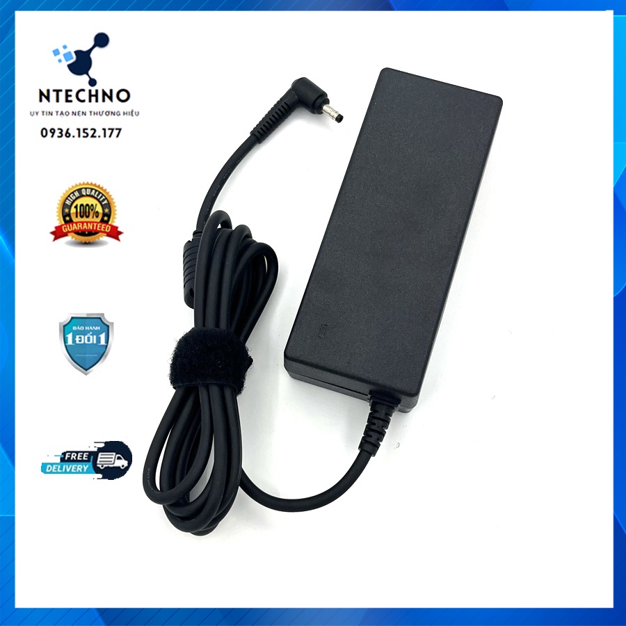 Sạc Zin Laptop Dell 19.5V 4.62A 90W Đầu đạn -  Dùng cho máy tính laptop Dell Vostro 5460 V5460 5470 5480 5560 3468