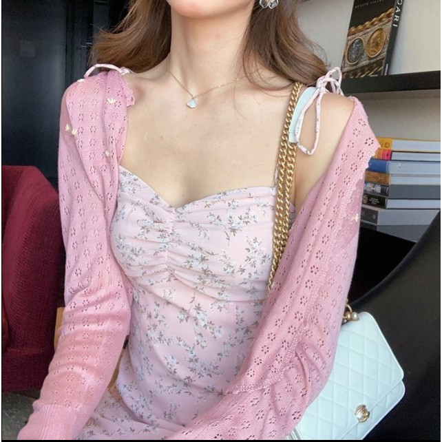 Đầm hoa hai dây dáng dài thời trang mùa hè cho nữ | BigBuy360 - bigbuy360.vn