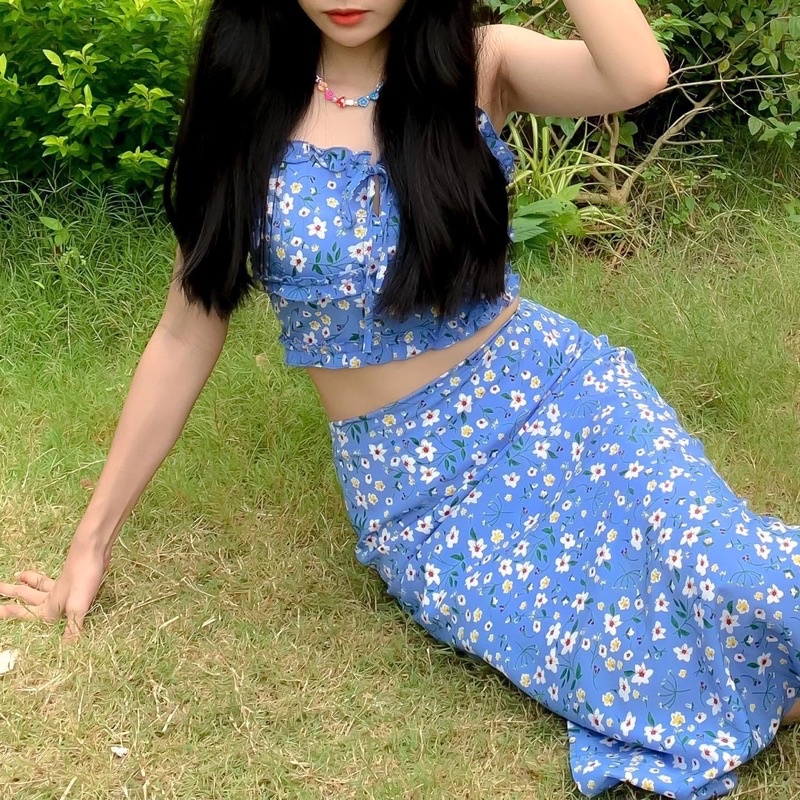 Set croptop hoa