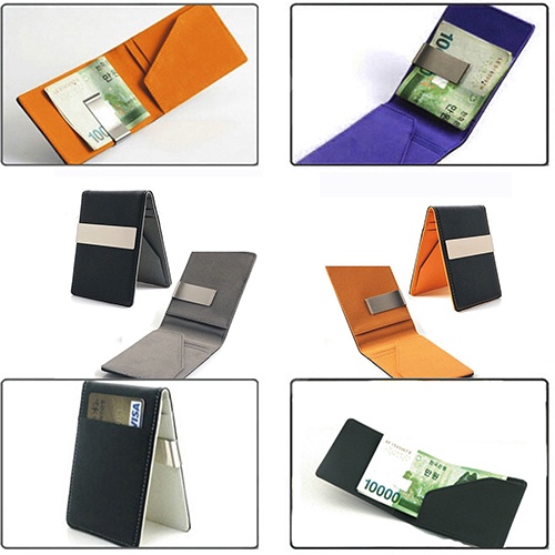 Ví giả da đựng tiền/danh thiếp thời trang cho nam